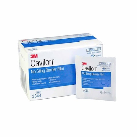 3M Cavilon No Sting Skin Barrier Wipe 35 to 65% Strength Individual Packet Sterile, 1.0ML, 30PK 3344